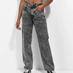 Empyre Women's Black Acid Wash Skate High Rise Tori Jeans size 6